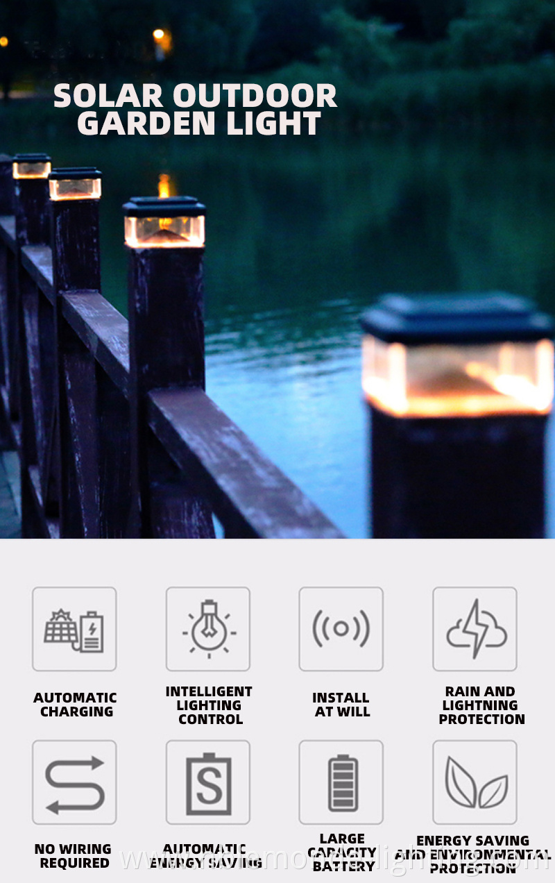 Outdoor Lamp with Waterproof Wiring